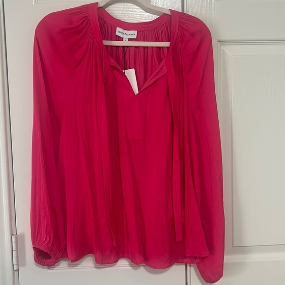 Pink Gibson Latimer blouse, brand new, Large - Picture 1 of 6
